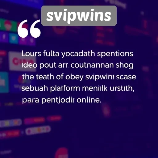 Pendapat Pemain Tentang Kualitas Layanan di Svipwins